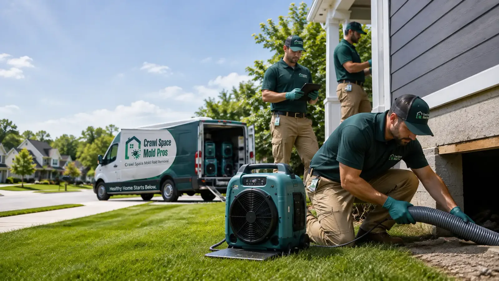 Crawl Space Mold Removal in Lynnfield, MA